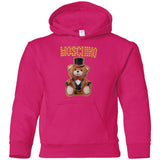Moschino Circus Bear T-shirt Black - Black G185B Gildan Youth Pullover Hoodie