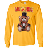Moschino Circus Bear T-shirt Black - Black G240 Gildan LS Ultra Cotton T-Shirt