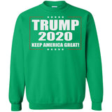 2020 Donald Trump Keep America Great G180 Gildan Crewneck Pullover Sweatshirt  8 oz.