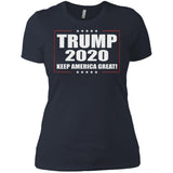 Donald Trump Keep America Great 2020 NL3900 Next Level Ladies' Boyfriend T-Shirt