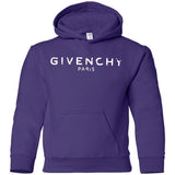 Givenchy Men's Destroyed Logo Graphic T-Shirt, Black, Men's G185B Gildan Youth Pullover Hoodie