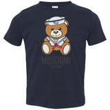 Moschino Man Azure T-Shirt Cotton 3321 Rabbit Skins Toddler Jersey T-Shirt