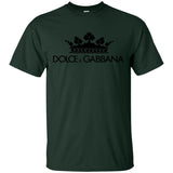 Dolce & Gabbana Crown D&G Logo Ringer Tee G200 Gildan Ultra Cotton T-Shirt