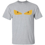 Black Fendi Monster Yellow Eyes T-Shirt 1 G200 Gildan Ultra Cotton T-Shirt