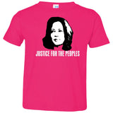 Kamala Harris Justice for the peoples t shirt 3321 Rabbit Skins Toddler Jersey T-Shirt