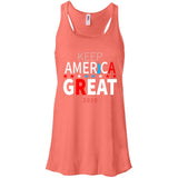 Keep American great 2020 B8800 Bella + Canvas Flowy Racerback Tank