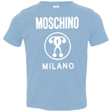 Moschino Kids - logo print T-shirt - kids - Cotton 3321 Rabbit Skins Toddler Jersey T-Shirt
