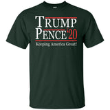 Trump pense keep America great 2020 G200B Gildan Youth Ultra Cotton T-Shirt