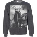 Hobbs & Shaw T-Shirt 2019 HOT Fast & Furious Presents Summer Men's Black S-5XL G180 Gildan Crewneck Pullover Sweatshirt  8 oz.
