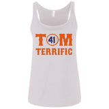 Tom Terrific Patriots t shirt 6488 Bella + Canvas Ladies' Relaxed Jersey Tank