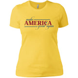 Make america great again t shirt NL3900 Next Level Ladies' Boyfriend T-Shirt