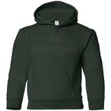 Balenciaga - Logo-print Cotton-jersey T-Shirt - White G185B Gildan Youth Pullover Hoodie