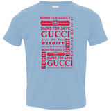 Gucci logomania print Red color gucci men's t shirt 3321 Rabbit Skins Toddler Jersey T-Shirt