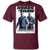Hobbs & Shaw T-Shirt 2019 Movie HOT Fast&Furious Presents MEN-WOMEN Black-White G200B Gildan Youth Ultra Cotton T-Shirt
