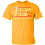 Trump pense keep America great 2020 G200B Gildan Youth Ultra Cotton T-Shirt