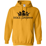 Dolce & Gabbana Crown D&G Logo Ringer Tee G185 Gildan Pullover Hoodie 8 oz.