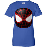 Spider man mask T Shirt G200L Gildan Ladies' 100% Cotton T-Shirt