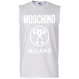 Moschino Kids - logo print T-shirt - kids - Cotton G270 Gildan Men's Ultra Cotton Sleeveless T-Shirt