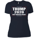 2020 Donald Trump Keep America Great NL3900 Next Level Ladies' Boyfriend T-Shirt