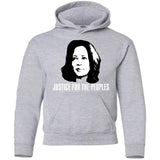 Kamala Harris Justice for the peoples t shirt G185B Gildan Youth Pullover Hoodie